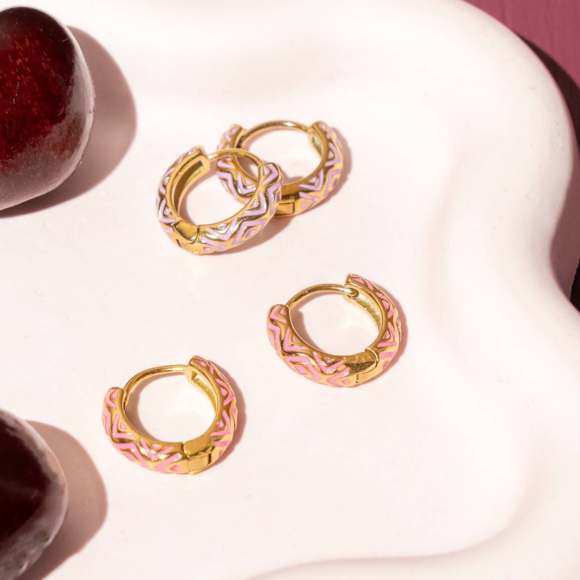 Azteca Amor Oorbellen