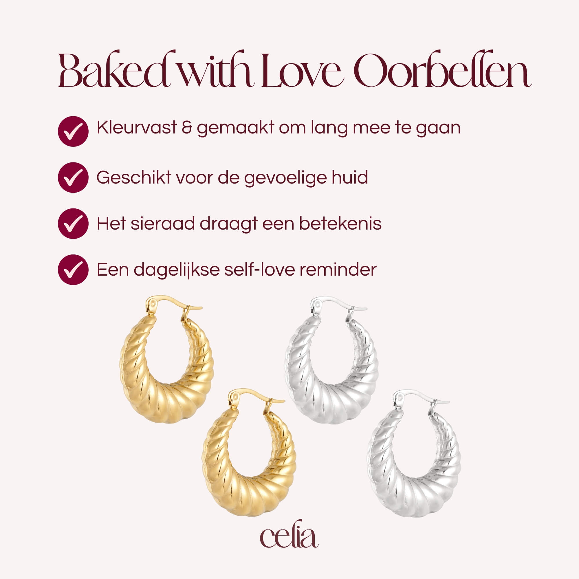 Baked with Love Oorbellen