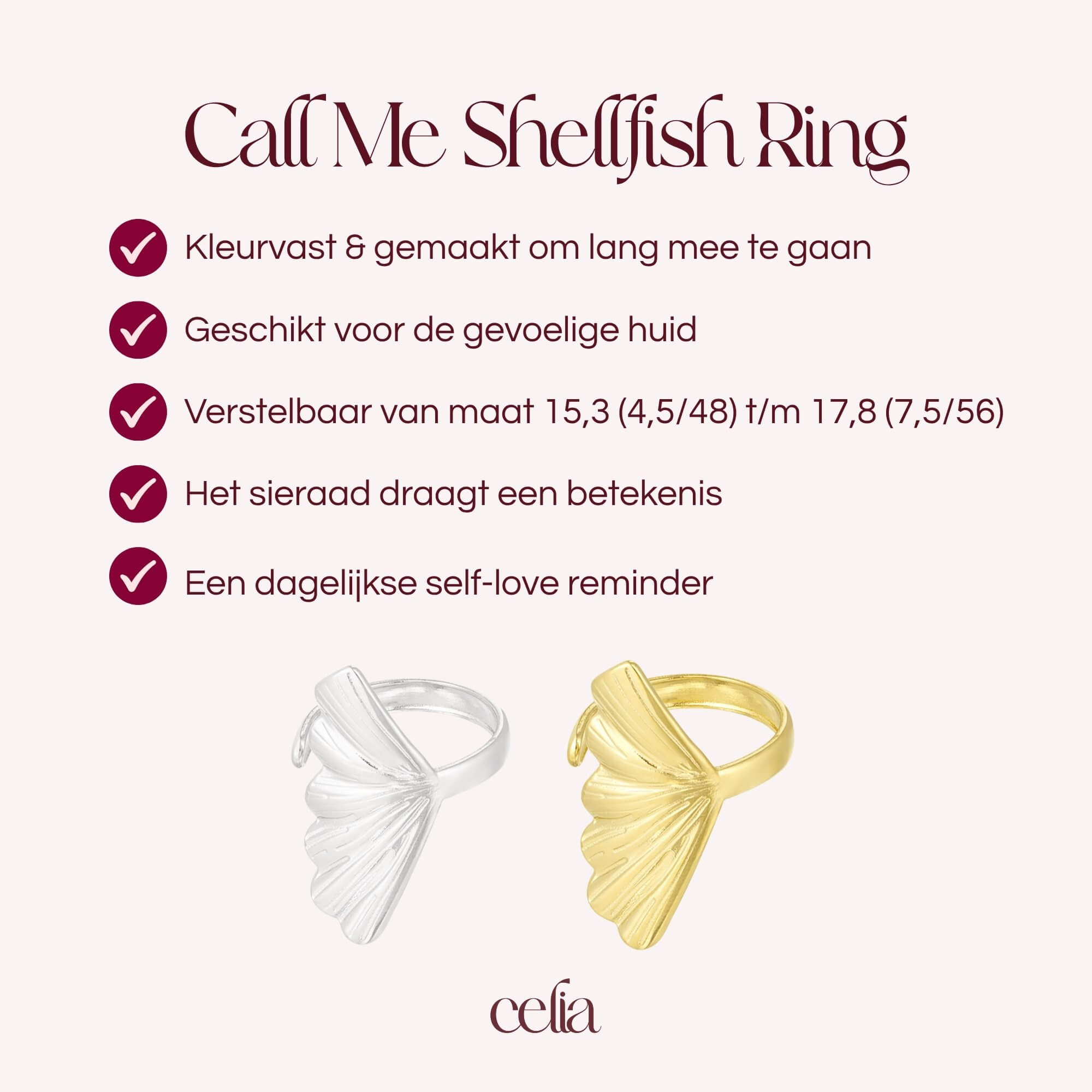 Call Me Shellfish Ring