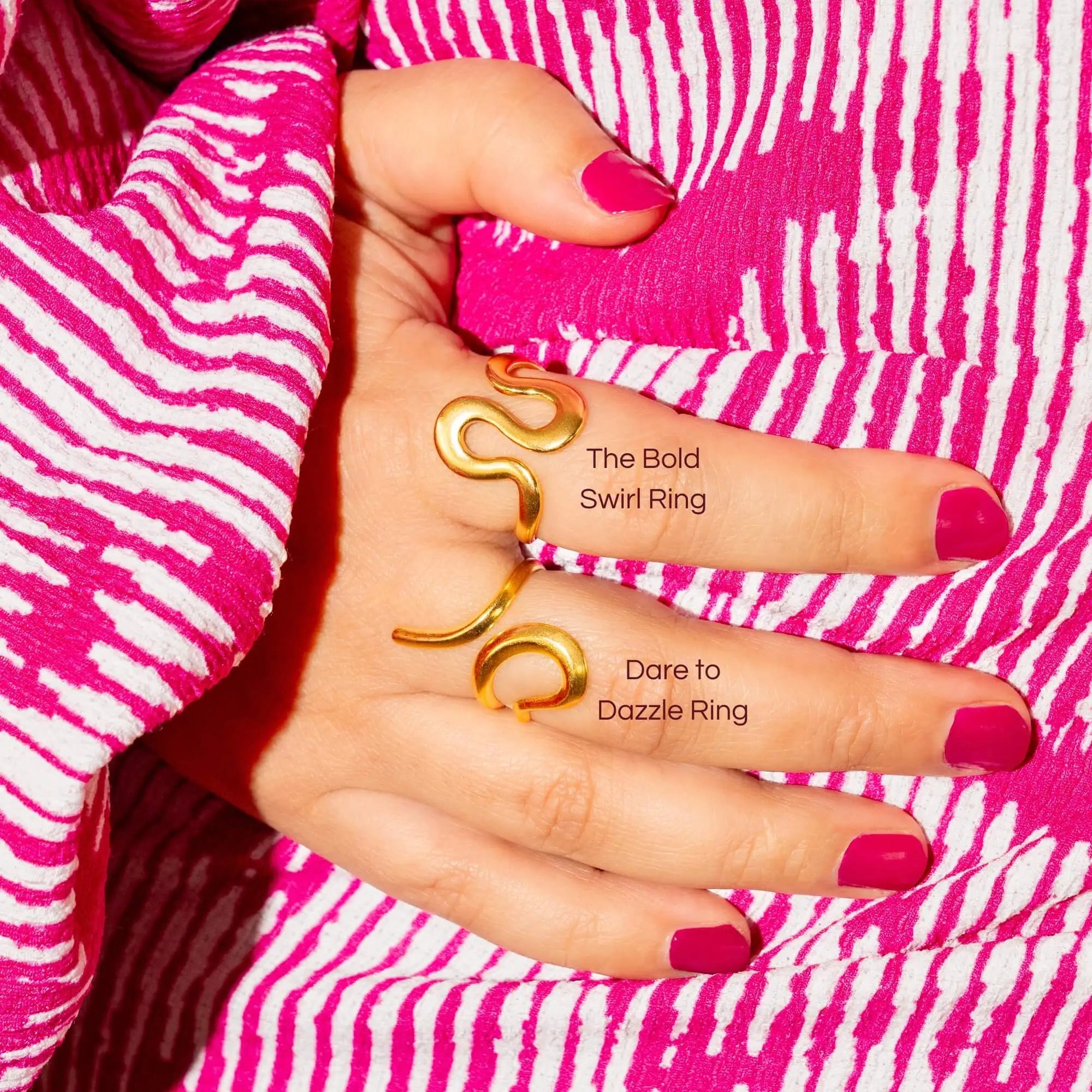 The Bold Swirl Ring