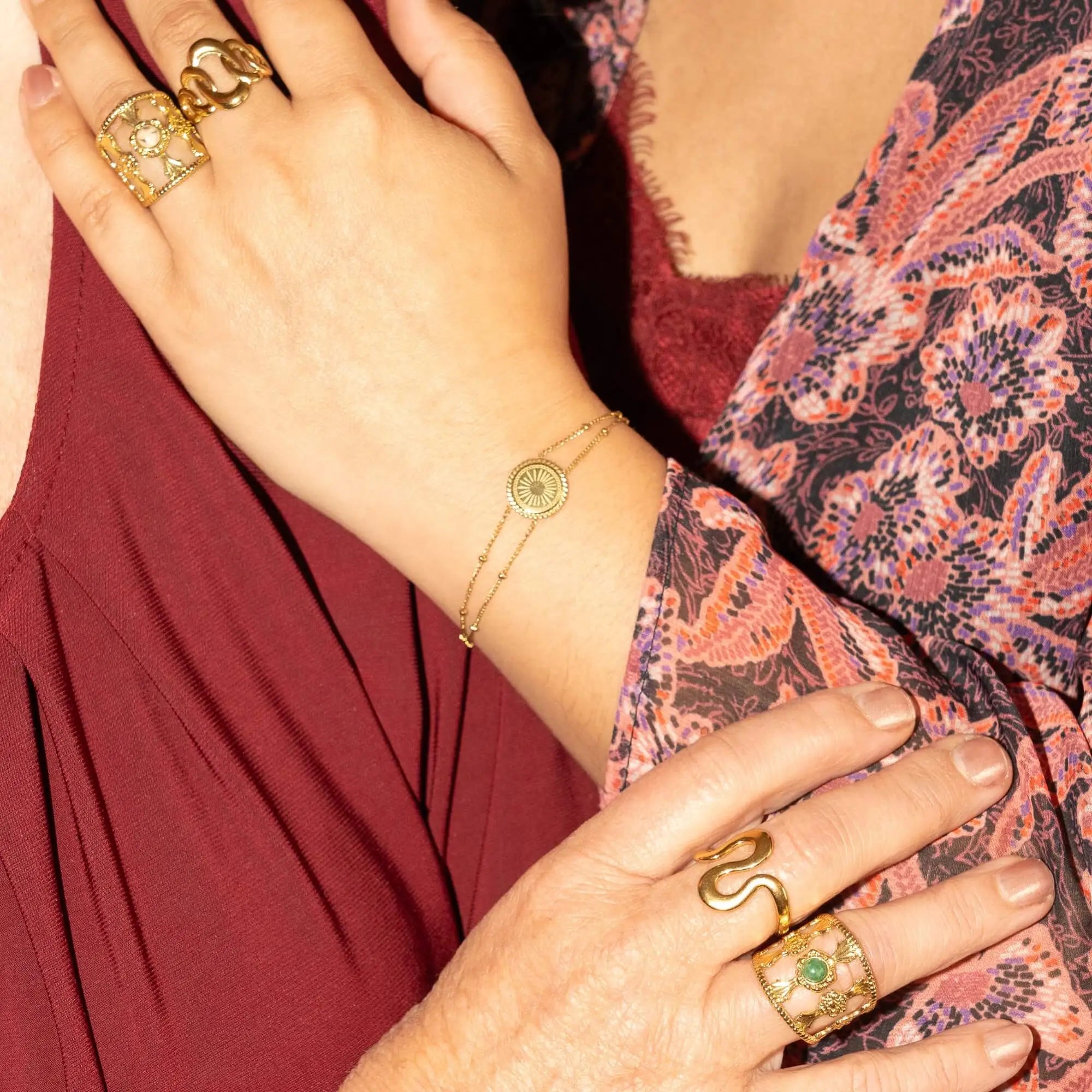 The Bold Swirl Ring
