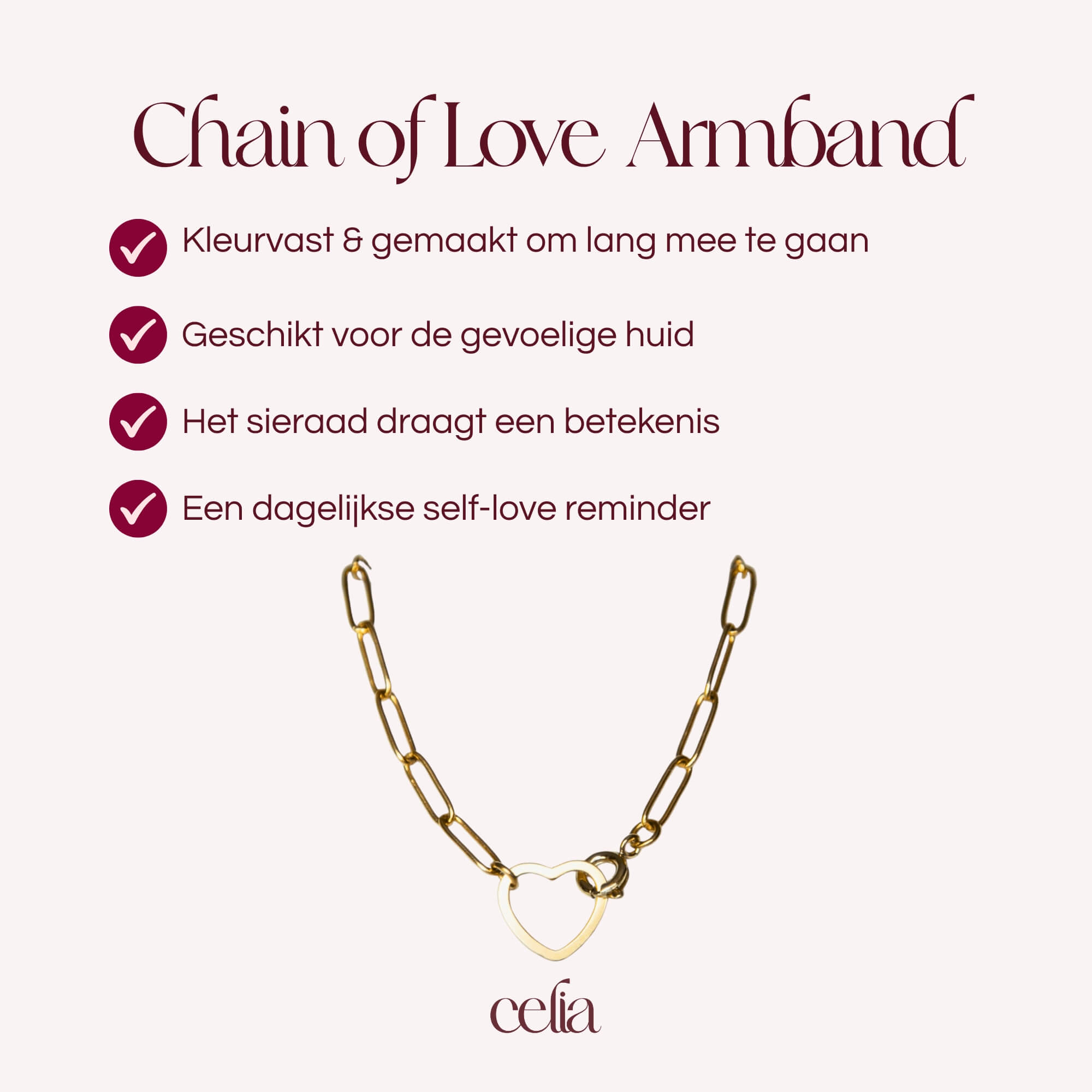 Chain of Love Armband