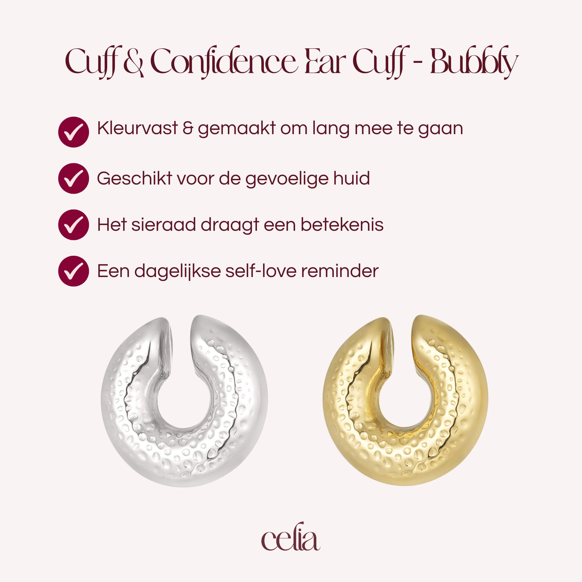 Cuff & Confidence Ear Cuff - Bubbly