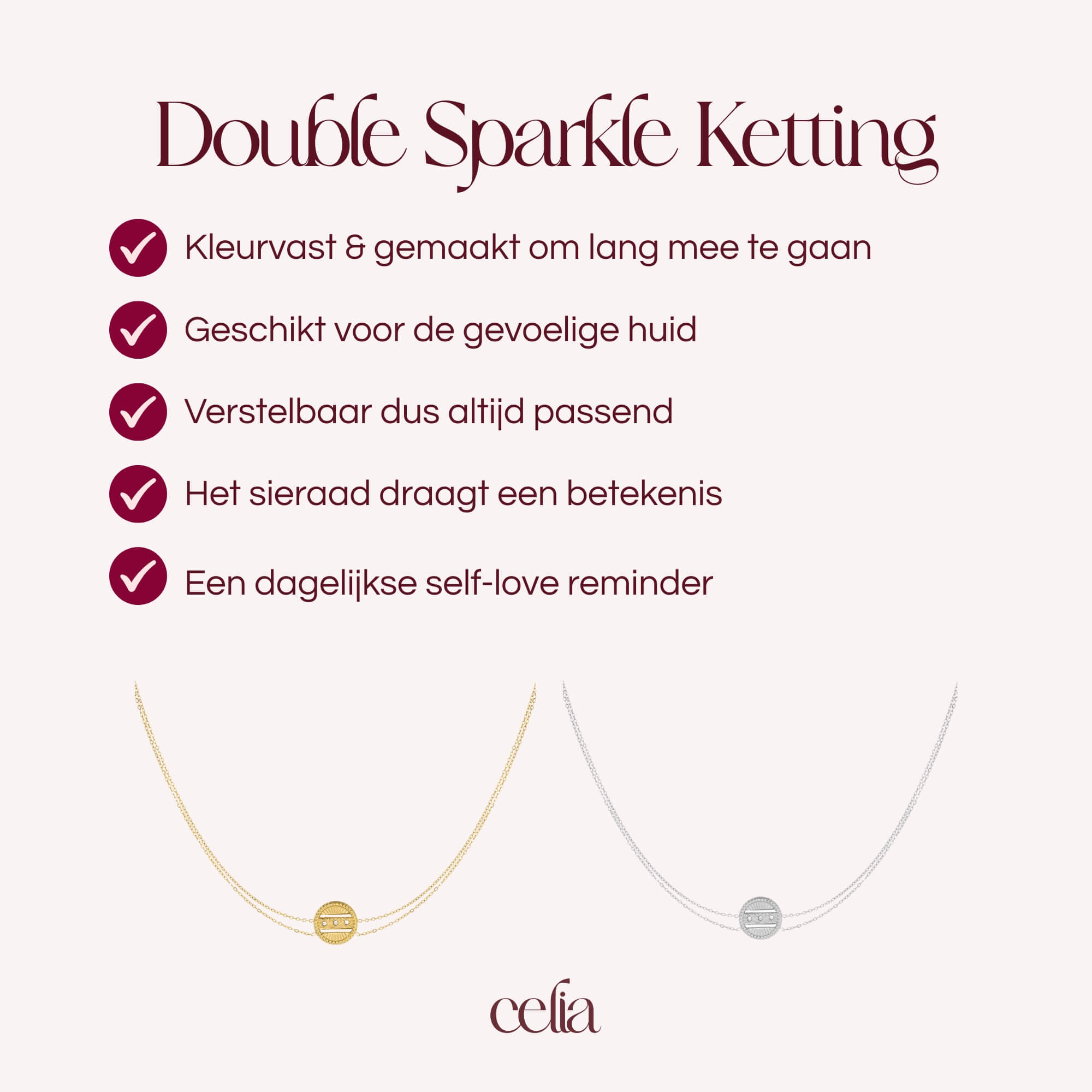 Double Sparkle Ketting