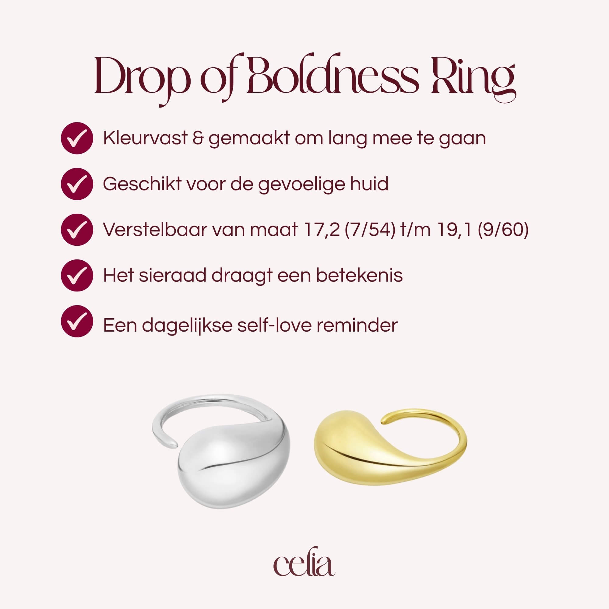 Drop of Boldness Ring
