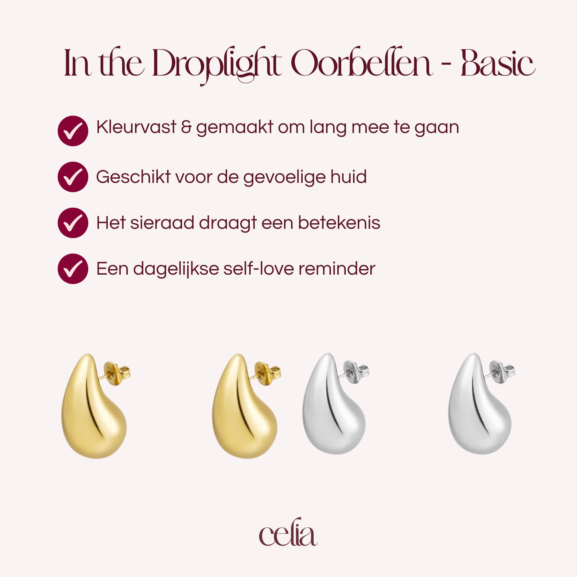 In the Droplight Oorbellen - Basic