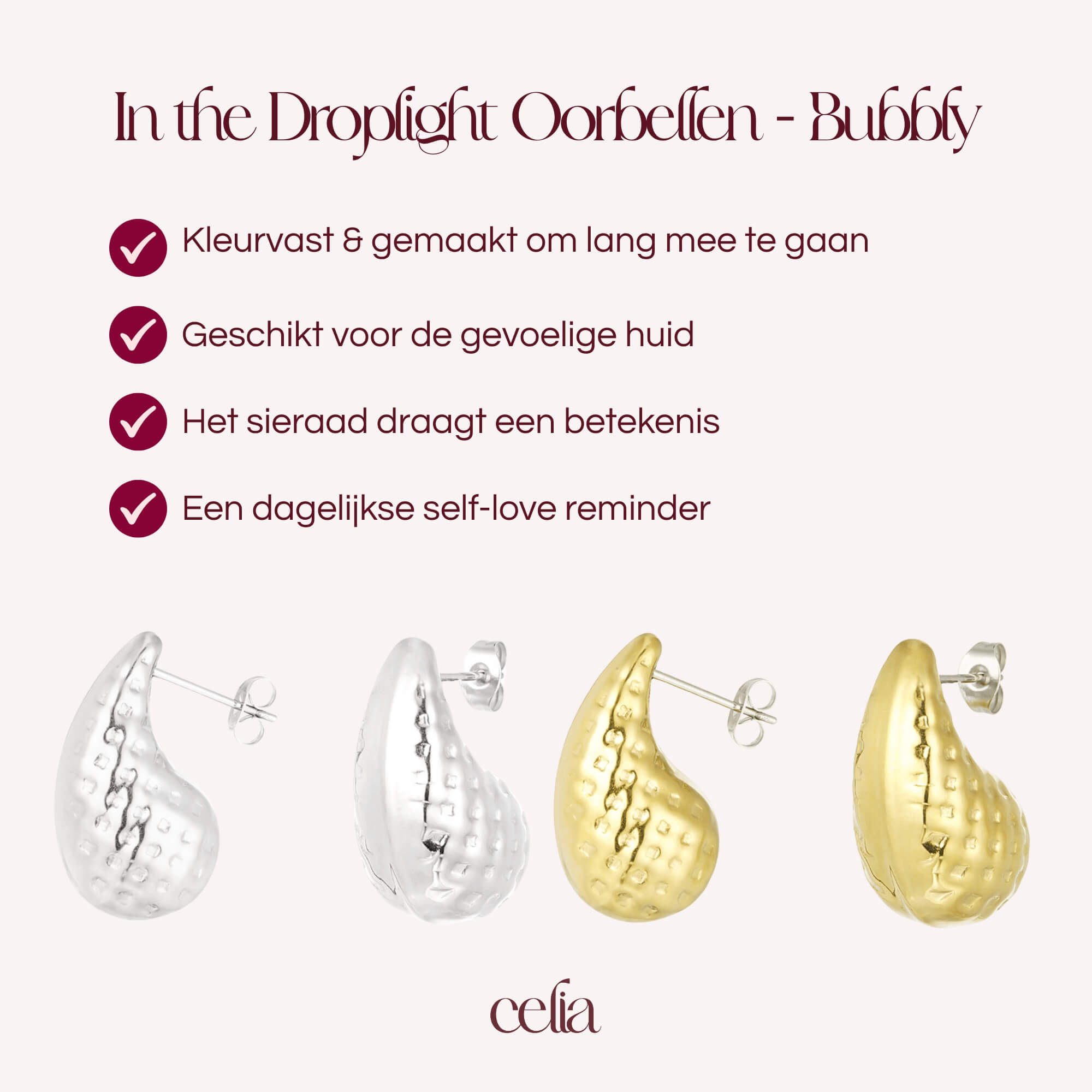 In the Droplight Oorbellen - Bubbly