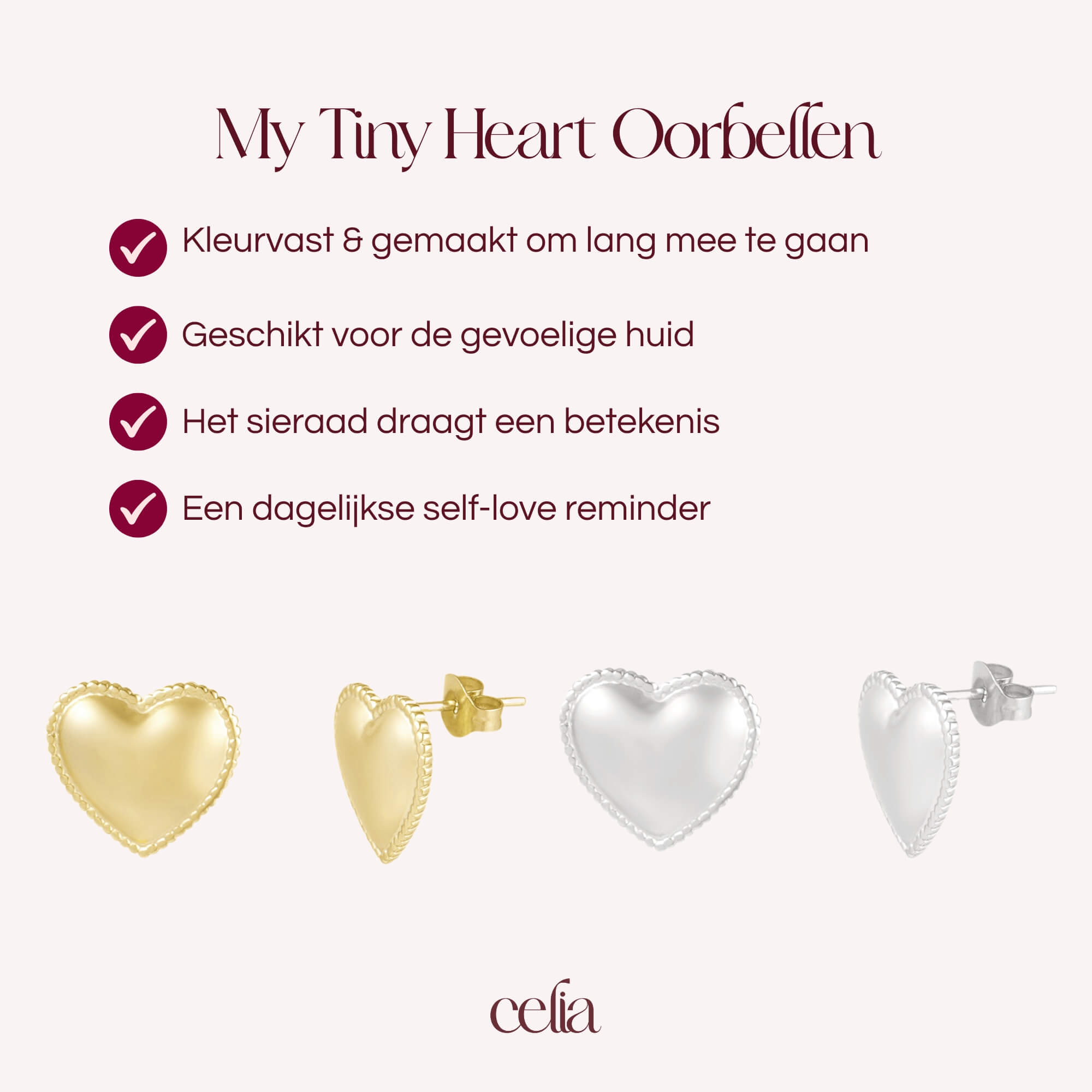 My Tiny Heart Oorbellen