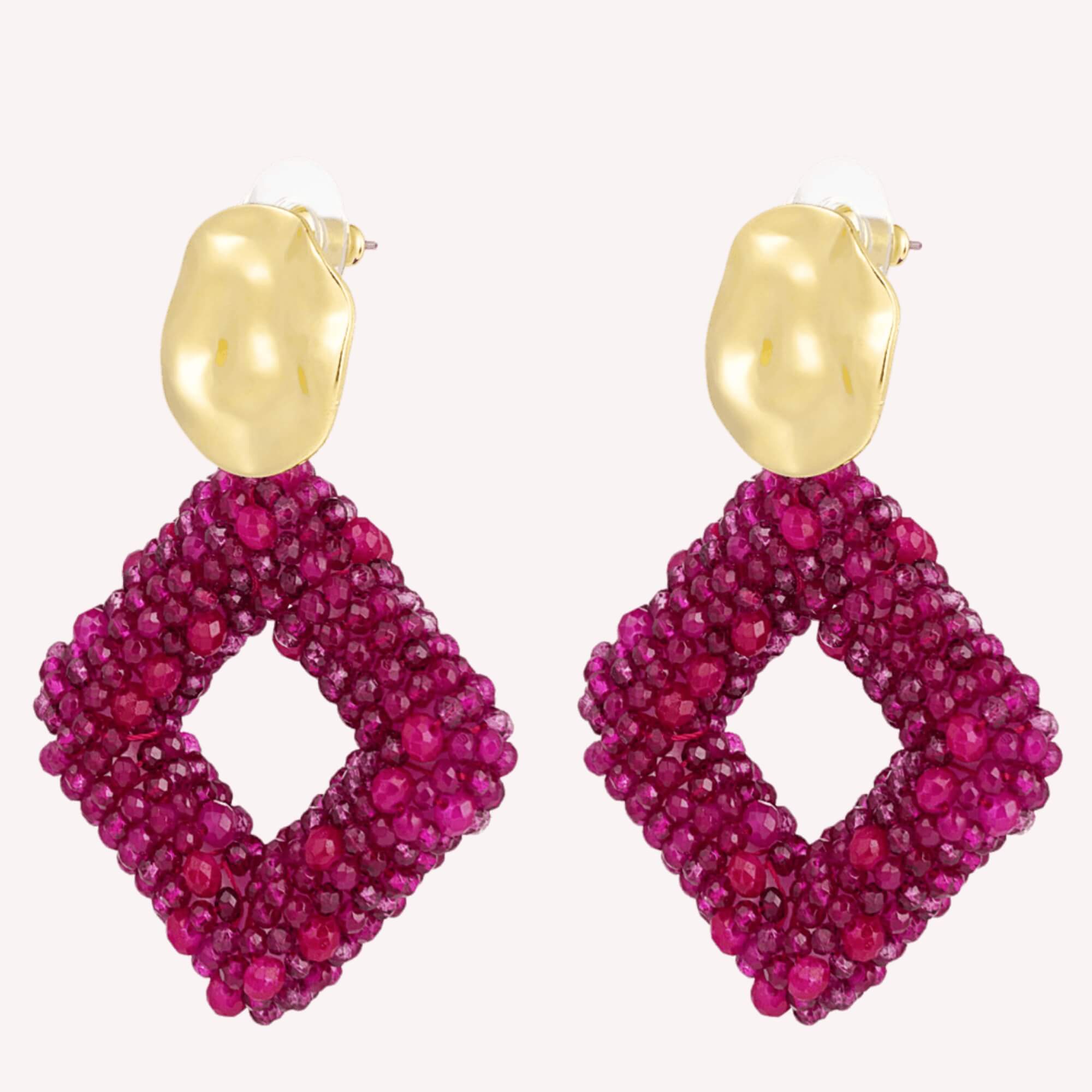 Beaded Diamonds
