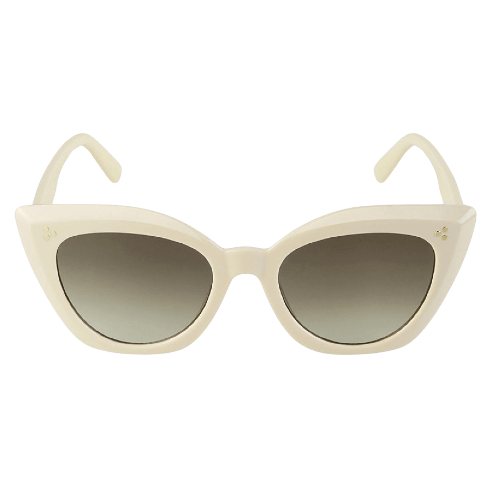 Stay Cat-chy zonnebril - grote cat eye zonnebril dames met gouden accenten