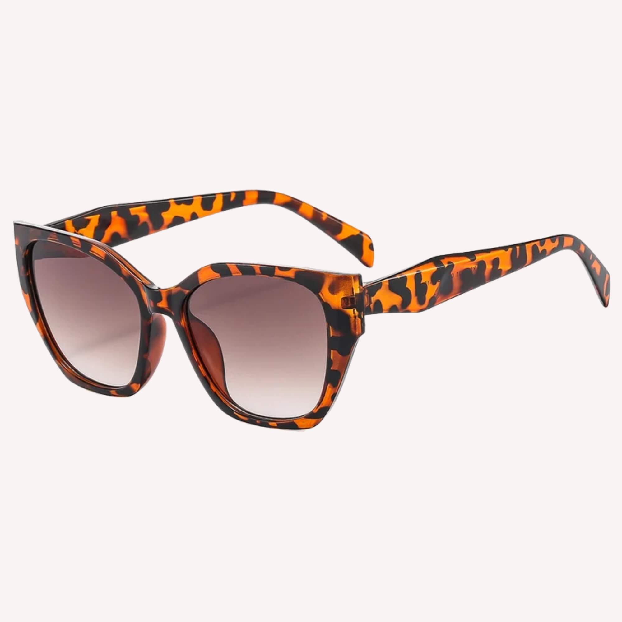 Leopard Shady Lady zonnebril – mooie opvallende zonnebril met leopardprint voor vrouwen die durven.