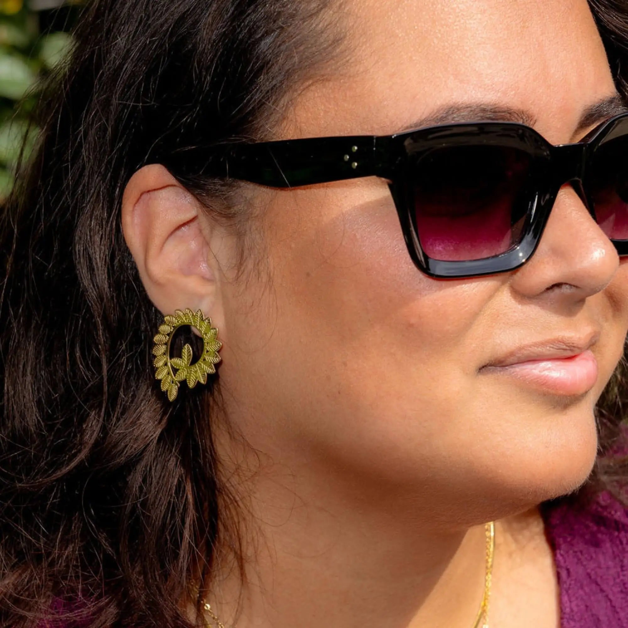 Leaf Me Be Oorbellen