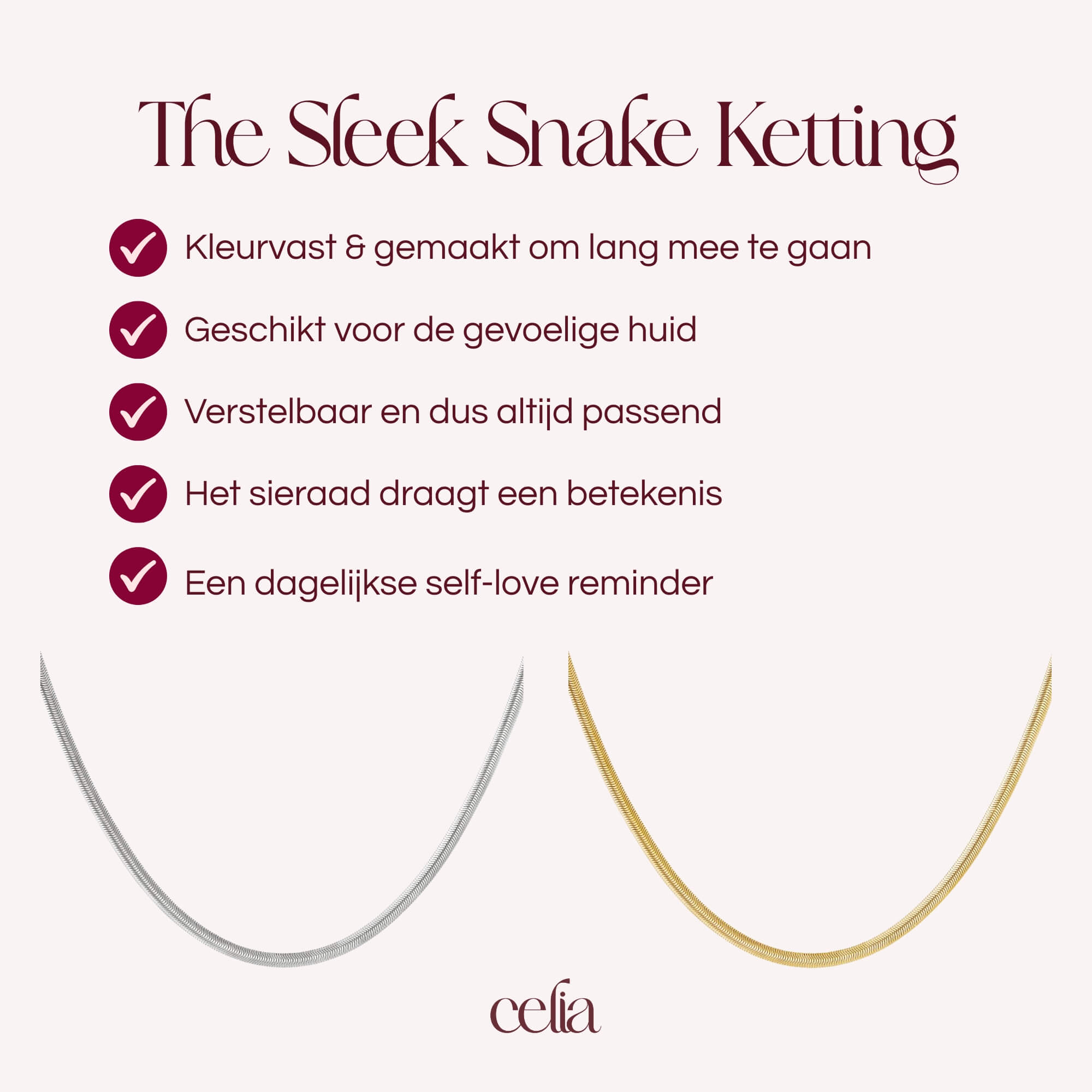 The Sleek Snake Ketting