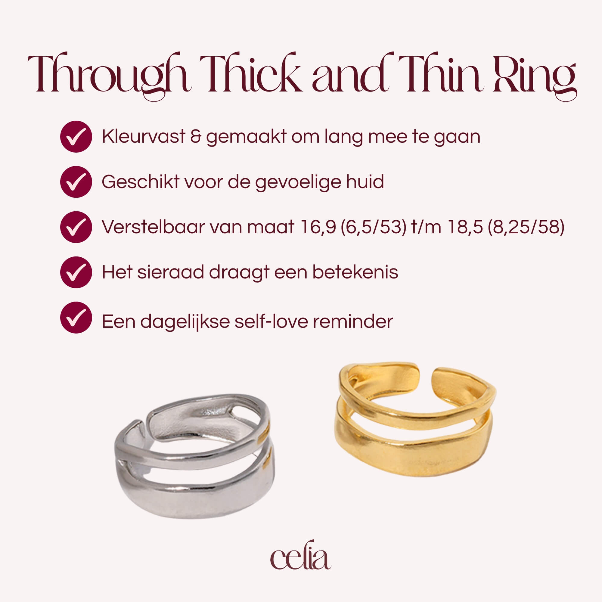Through Thick and Thin Ring