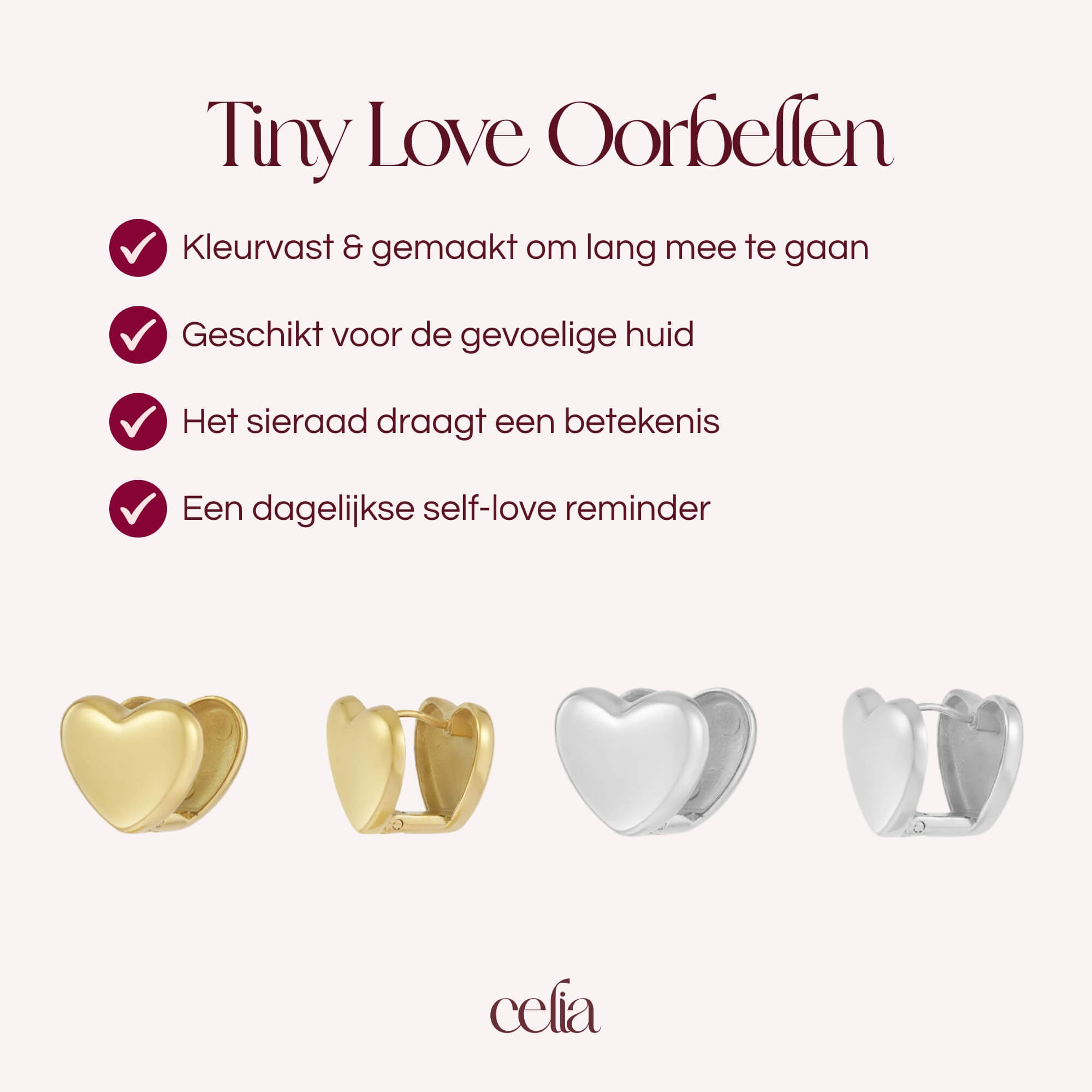 Tiny Love Oorbellen