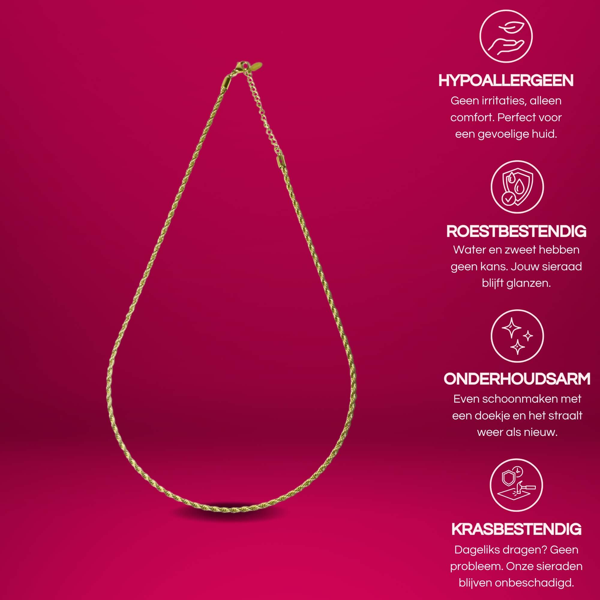 Ketting gedraaid jasseron