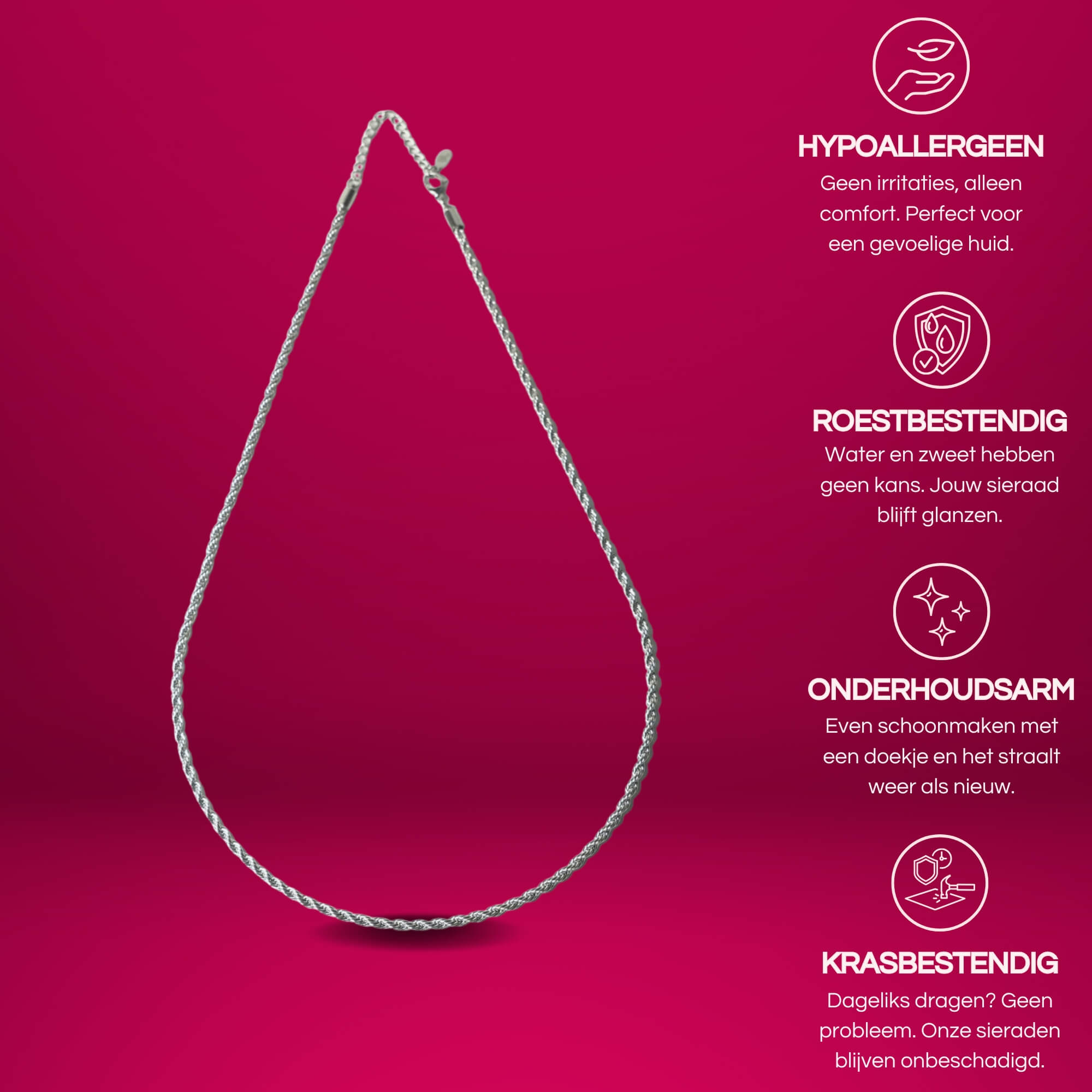 Ketting gedraaid jasseron