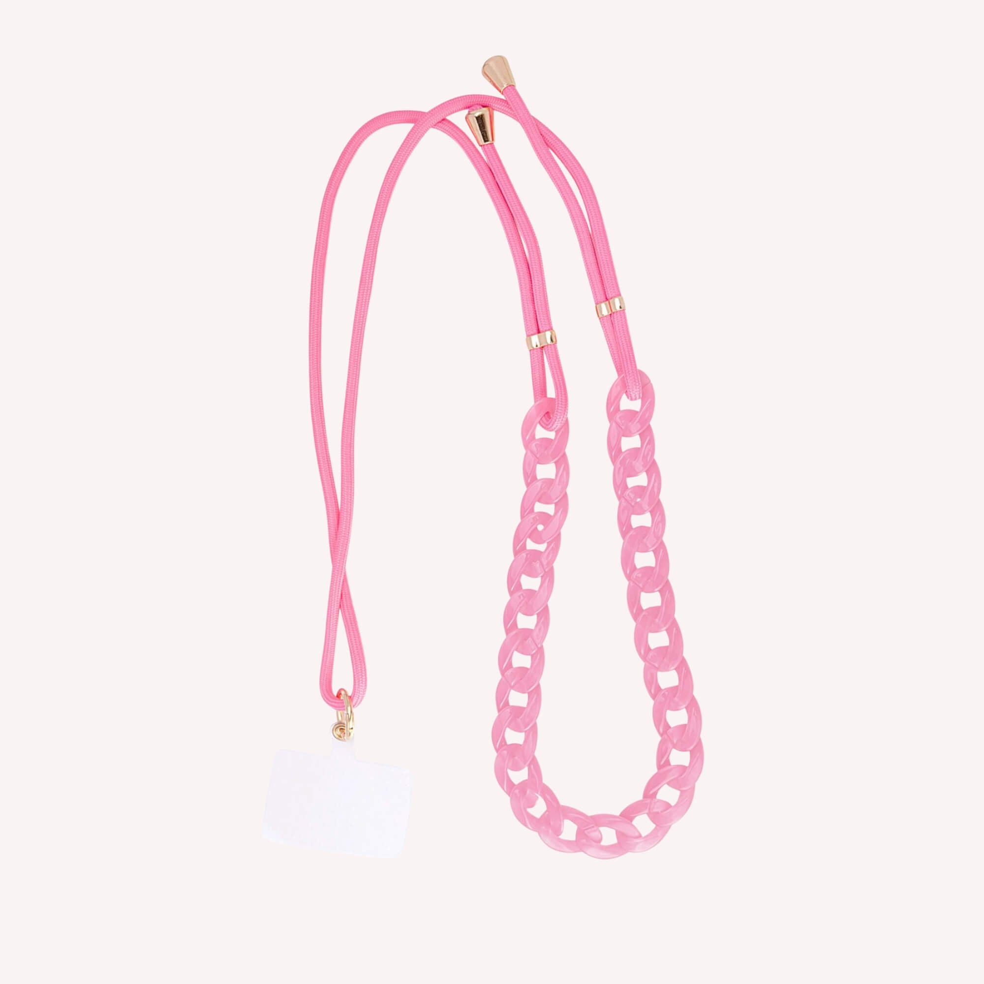 Color Crush Chain Telefoonkoord fuchsia - een fuchsia roze lang telefoonkoord gemaakt voor vrouwen.
