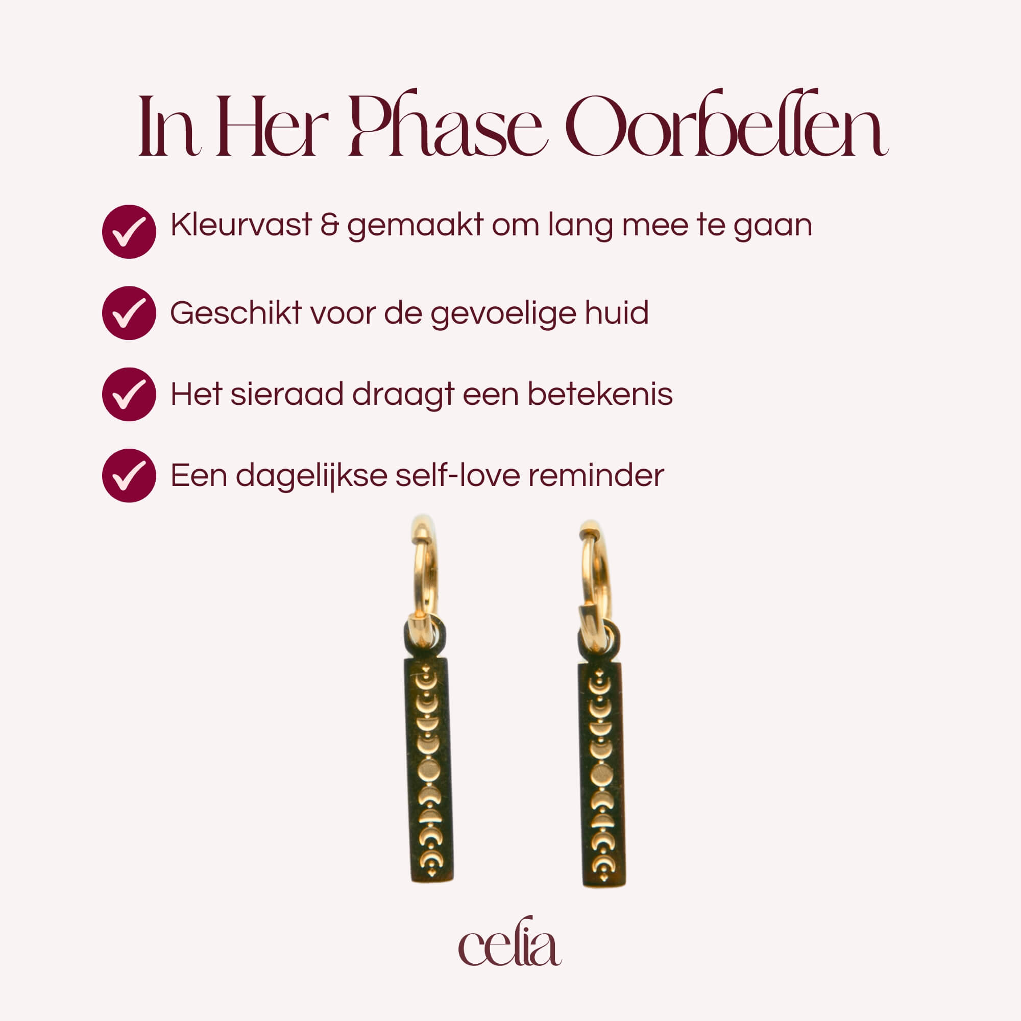 In Her Phase Oorbellen
