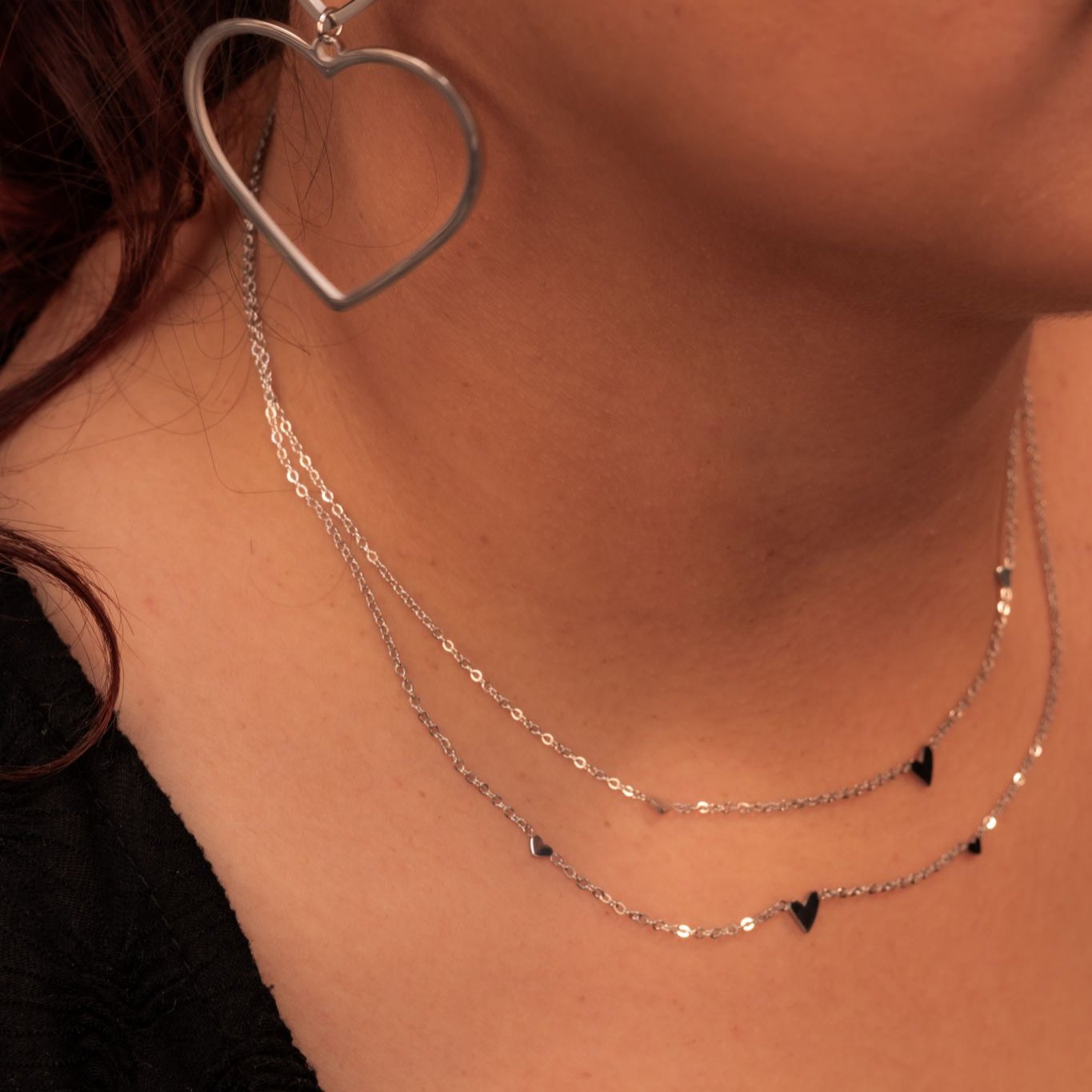 Ketting drie hartjes