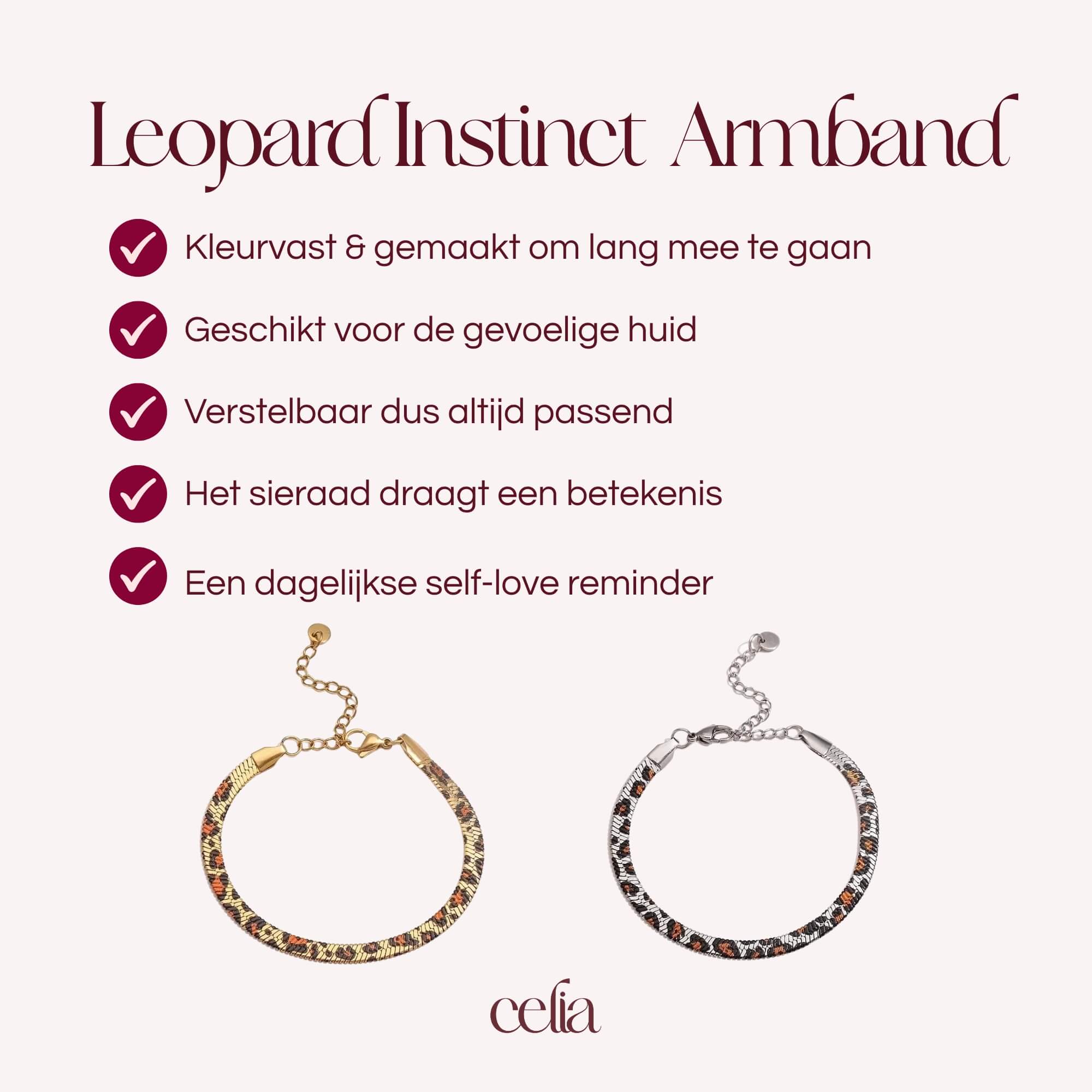 Leopard Instinct Armband
