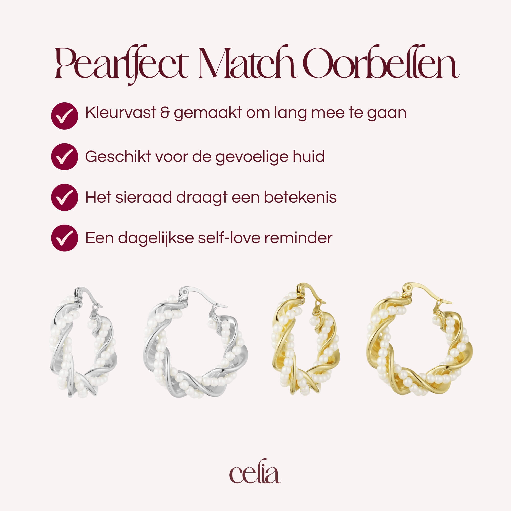 Pearlfect Match Oorbellen