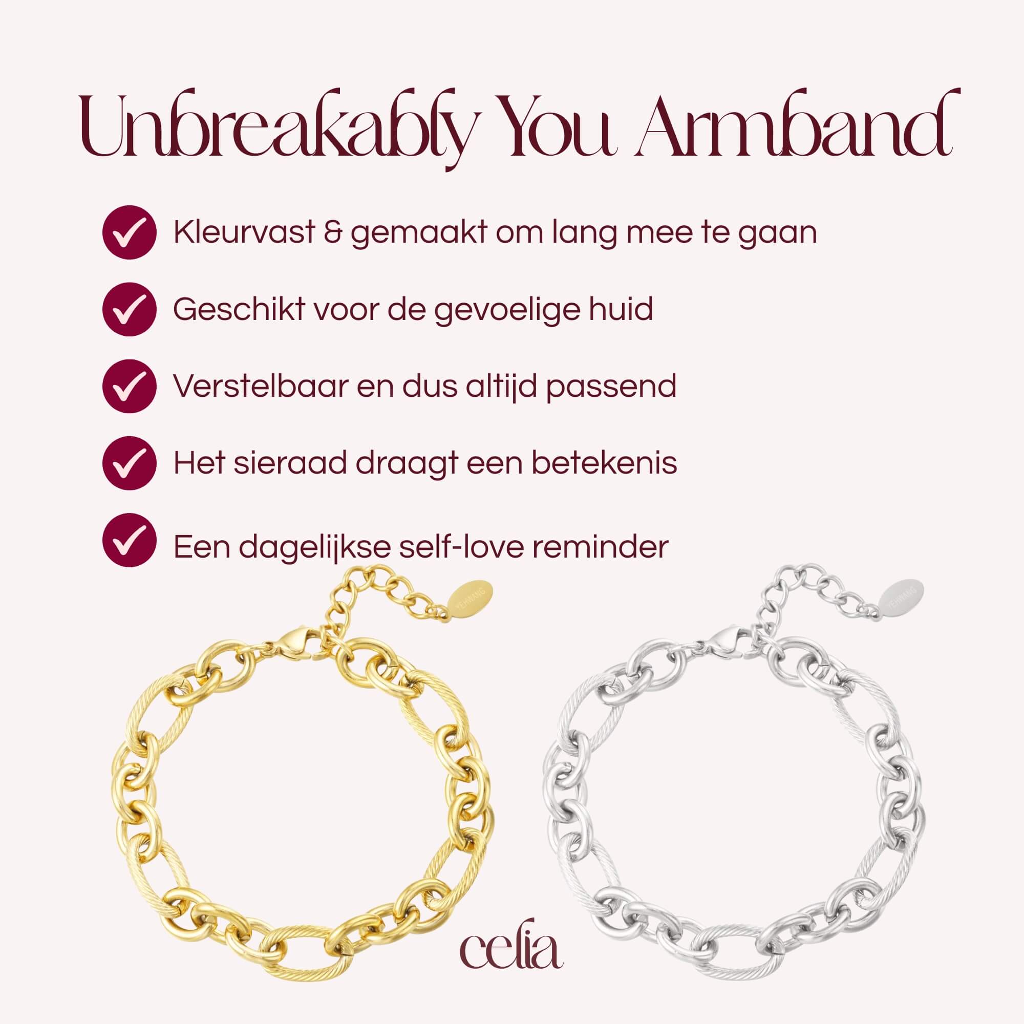 Unbreakably You Armband